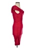 BCBGMAXAZRIA Solid Red Cocktail Dress Size S - photo 4