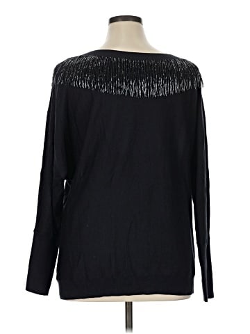 Lafayette 148 New York Cashmere Pullover Sweater (view 2)