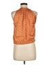 RODEBJER Orange Sleeveless Blouse Size M - photo 2