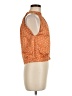 RODEBJER Orange Sleeveless Blouse Size M - photo 4