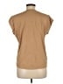 FRAME 100% Cotton Tan Short Sleeve Blouse Size M - photo 2