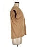 FRAME 100% Cotton Tan Short Sleeve Blouse Size M - photo 4