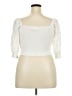 Wish 100% Cotton Ivory 3/4 Sleeve Blouse Size XXL - photo 2
