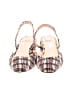 J.Crew Plaid Purple Heels Size 7 - photo 2