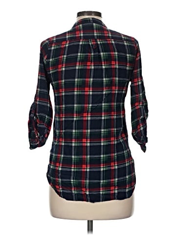 Market and Spruce 3/4 Sleeve Button-Down Shirt (view 2)
