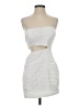 Amanda Uprichard 100% Polyester Silver Cocktail Dress Size XS - photo 1