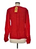 Assorted Brands 100% Silk Red Long Sleeve Silk Top Size 8 - photo 2