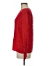 Assorted Brands 100% Silk Red Long Sleeve Silk Top Size 8 - photo 5