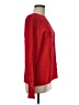 Assorted Brands 100% Silk Red Long Sleeve Silk Top Size 8 - photo 4
