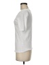 Three Dots 100% Cotton Solid White Short Sleeve T-Shirt Size M - photo 4