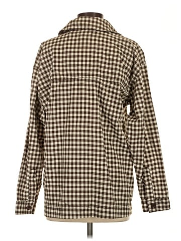 Topshop Long Sleeve Button-Down Shirt (view 2)