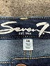 Seven7 Solid Blue Jeans Size 14 - photo 7