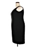 Albert Nipon Solid Black Cocktail Dress Size 18 - photo 5