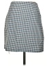 Theory Houndstooth Blue Casual Skirt Size 4 - photo 2