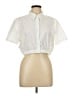 Babaton Ivory Short Sleeve Blouse Size L - photo 1