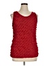 janeric Red Sleeveless Blouse Size XL - photo 1