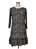 Tommy Hilfiger Animal Print Black Casual Dress Size 14 - photo 1