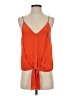 Rory Beca 100% Silk Orange Sleeveless Silk Top Size S - photo 1