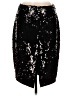 Express Design Studio 100% Polyester Black Formal Skirt Size 6 - photo 2