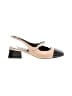 M. Gemi 100% Leather Ivory Heels Size EU 39 1/2 - photo 1