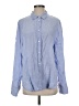 J.Crew 100% Linen Blue Long Sleeve Button-Down Shirt Size S - photo 1