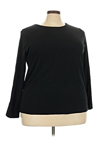 Lauren by Ralph Lauren 3/4 Sleeve T-Shirt (view 1)