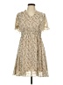 North End Paisley Tan Casual Dress Size L - photo 1