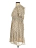 North End Paisley Tan Casual Dress Size L - photo 5