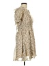 North End Paisley Tan Casual Dress Size L - photo 4