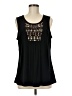 Ellen Tracy Black Sleeveless Blouse Size M - photo 1