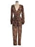 Banjanan Paisley Brown Black Jumpsuit Size S - photo 1