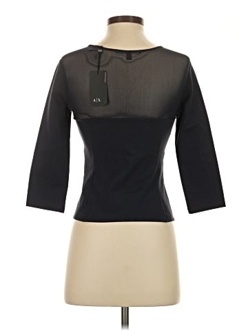 Armani Exchange 3/4 Sleeve Top (view 2)
