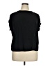 T Tahari 100% Polyester Black Short Sleeve Top Size XL - photo 1