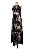Shein 100% Polyester Floral Black Casual Dress Size 6 - photo 1