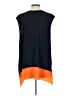 Bailey 44 Color Block Orange Short Sleeve Blouse Size L - photo 2