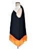 Bailey 44 Color Block Orange Short Sleeve Blouse Size L - photo 5