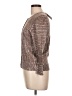 Fresh Produce 100% Cotton Tweed Brown Pullover Sweater Size L - photo 5