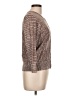 Fresh Produce 100% Cotton Tweed Brown Pullover Sweater Size L - photo 4