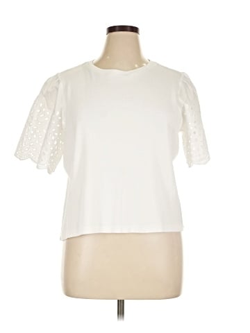 Elie Tahari Short Sleeve Top (view 1)