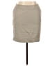 Merona 100% Polyester Solid Tan Casual Skirt Size 14 - photo 1