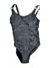 DKNY Graphic Gray One Piece Swimsuit Size S - photo 1