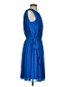 Calvin Klein 100% Polyester Solid Blue Cocktail Dress Size P (petite) - photo 4