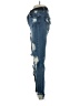 Almost Famous Color Block Blue Jeans Size 3 - photo 5