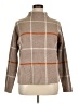 Tahari Plaid Brown Turtleneck Sweater Size XL - photo 1
