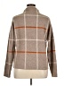 Tahari Plaid Brown Turtleneck Sweater Size XL - photo 2