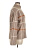 Tahari Plaid Brown Turtleneck Sweater Size XL - photo 4
