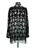 Topshop Green Long Sleeve Blouse Size 2 - photo 2