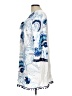 Boston Proper 100% Rayon Paisley Blue Casual Dress Size L - photo 5