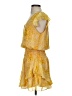 Ramy Brook Animal Print Yellow Cocktail Dress Size S - photo 5