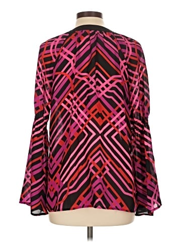 Kaari Blue Long Sleeve Blouse (view 2)